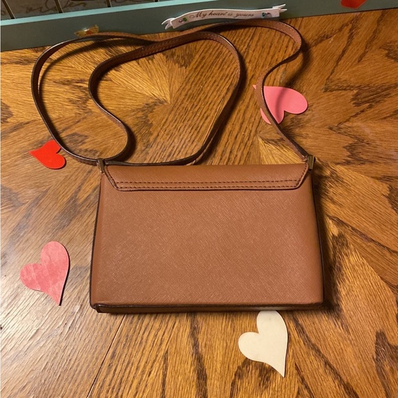 Kate Spade tan crossbody w/ dust bag - Picture 3 of 10